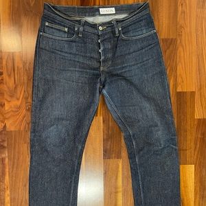 Gustin Indigo Raw Denim (Heavy) Straight Fit Jeans